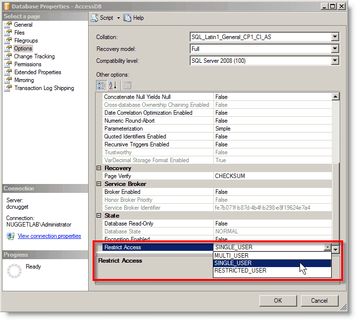 Single user Mode In SQL Server 2008 4sysops