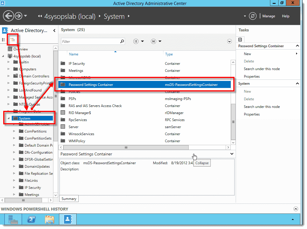 Fine Grained Password Policy In Windows Server 2012 4sysops