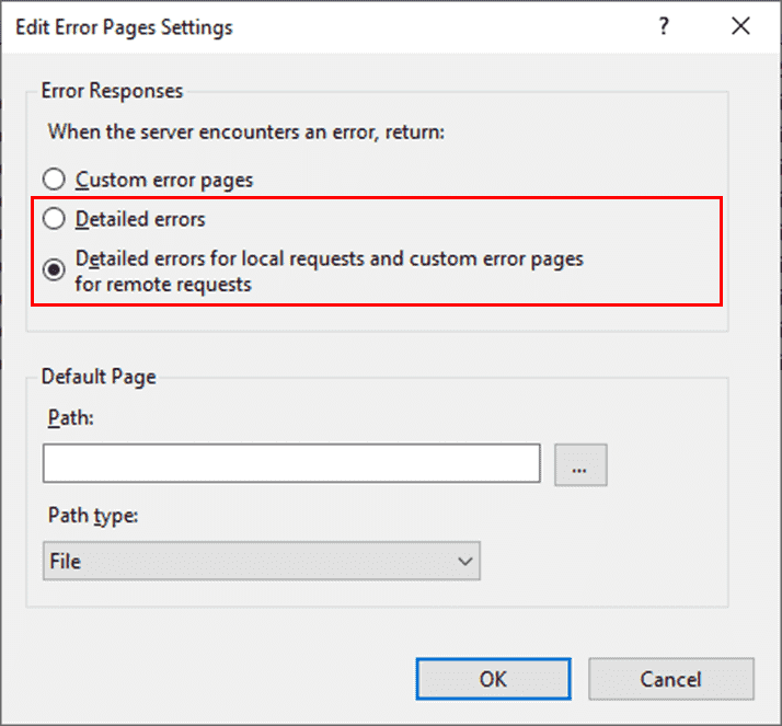 Enable Detailed Iis Errors Sysops