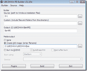 Ubcd4win winbuilder windows flpc bart pe что это