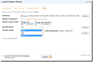 instance for ec2 key pair new generate AWS Configuring â€“ 4sysops and â€“ Instances launching Console Amazon EC2 Management