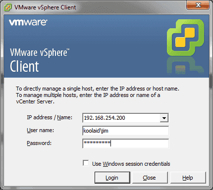 Add vSphere 4.1 ESX/ESXi hosts to Active Directory - ADUC after viclient login