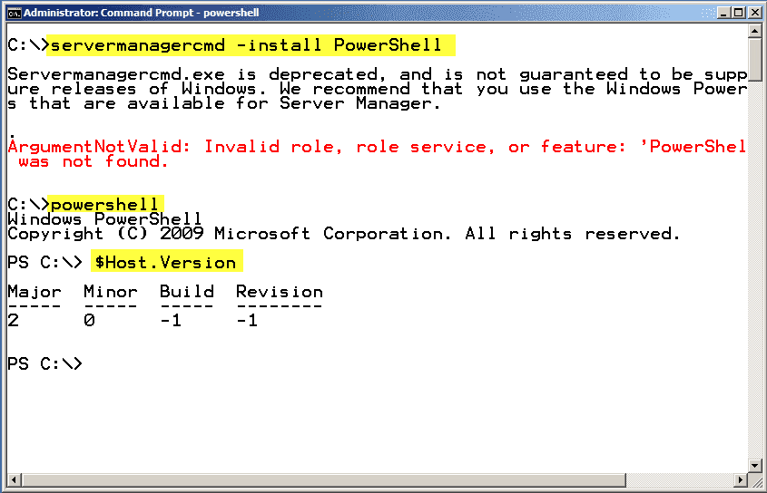 Verifying PowerShell