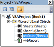 Excel SQL database connection - VBA project