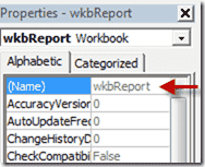 Excel SQL database connection - wkbReport