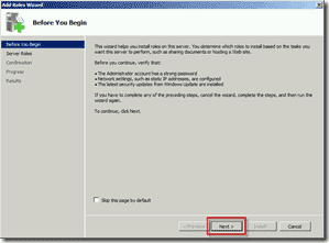 Install FSRM on Windows Server 2008 R2 using Server Manager 2