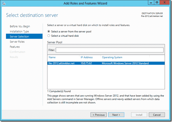 Install FSRM on Windows Server 2012 using Server Manager 4