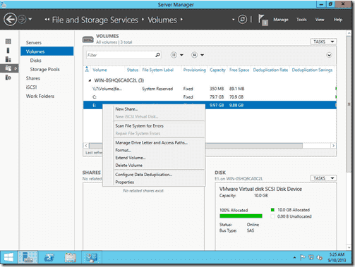 Configure Data Deuplication