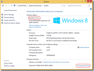 Windows 8 Pro - Change product key