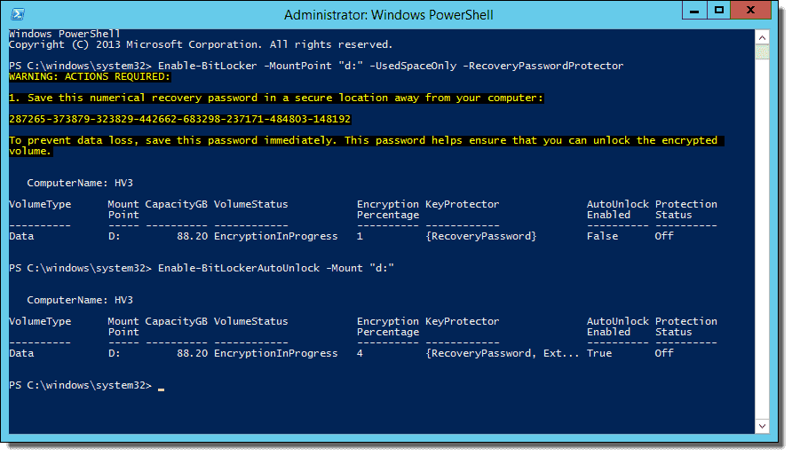 Configure and enable BitLocker on Windows Server 4sysops