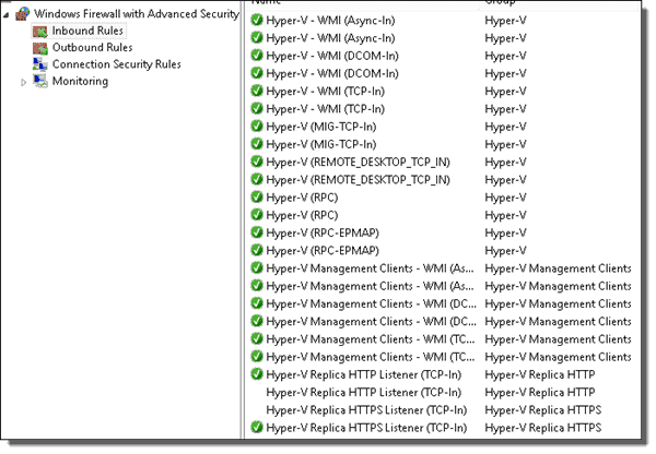 Отключить firewall hyper v