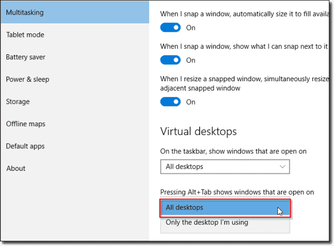 How to use Windows 10 Virtual Desktops Task View – 4sysops