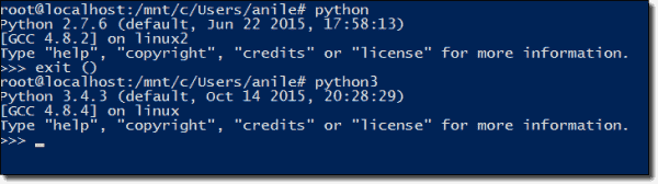 Python installation