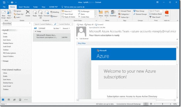 Как добавить shared mailbox в outlook