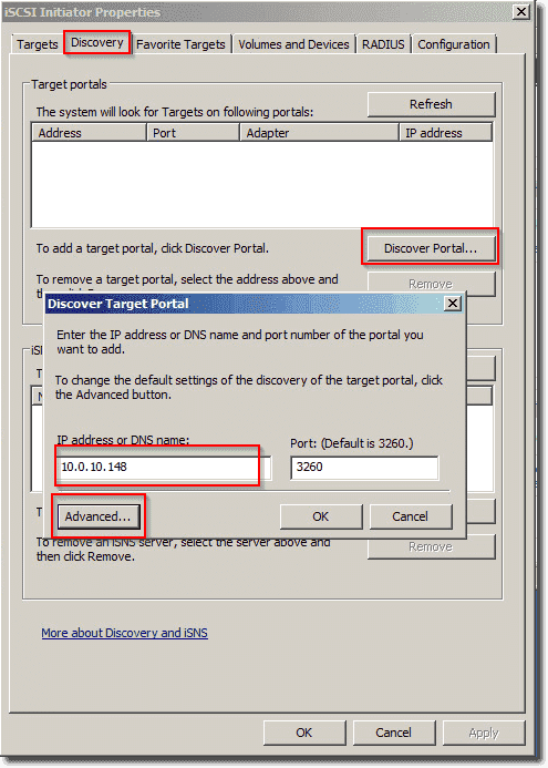 Iscsi portal что это