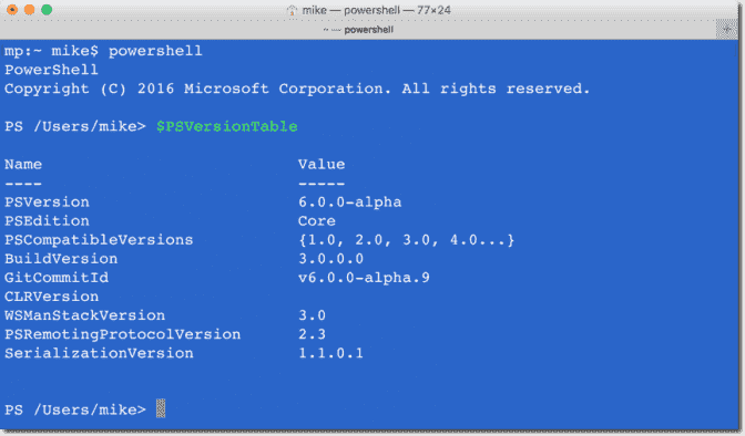 Install PowerShell On Mac OS X 4sysops