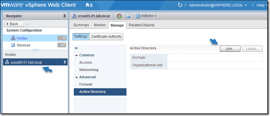 Vmware как установить sso