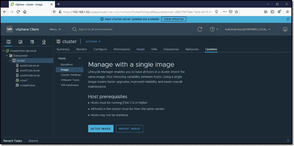 Upgrade Vsphere 7 Esxi Hosts 4sysops 7363