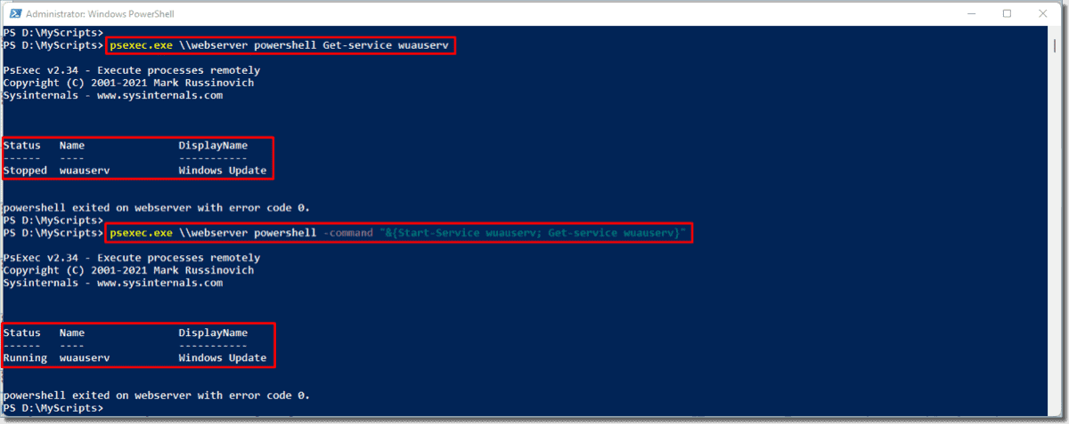 Use PsExec And PowerShell Together 4sysops