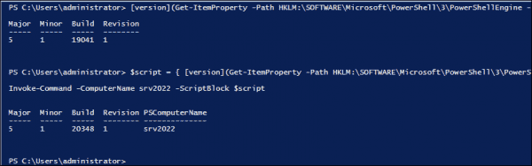 Using registry method locally and remotely