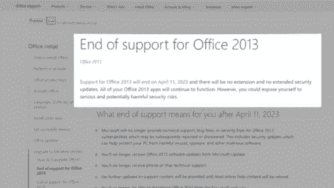 Differences between Microsoft Office editions (2013-2016-2019-2021)