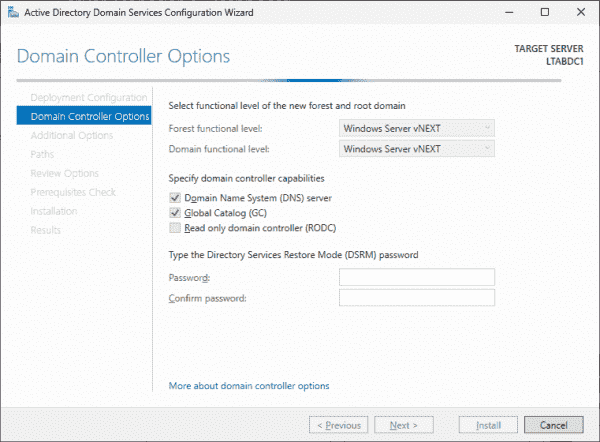 Active Directory in Windows Server 2025: New functional level, updated 