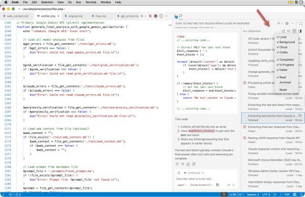 VS Code 1.107 brings chat-integrated background agents and Agent HQ for ...