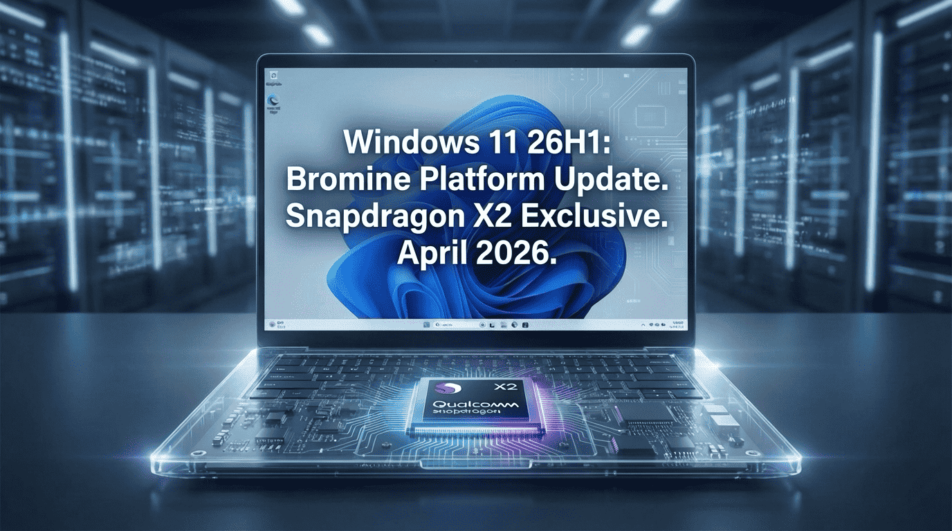 Windows 11 26H2 with Bromine platform update